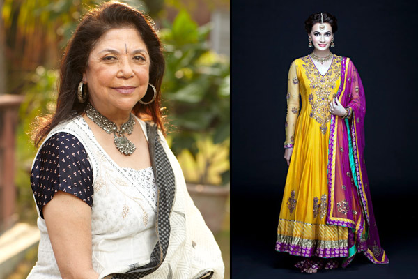 Dia Mirza and Ritu Kumar