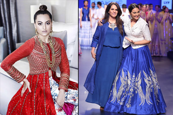 Sonakshi Sinha and Anita Dongre