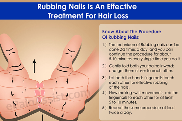 Nail Rubbing for Hair ReGrowth