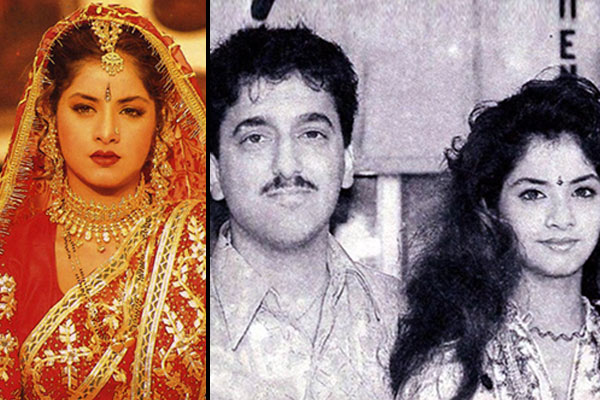 Divya Bharti and Sajid Nadiadwala