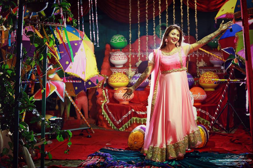 Divyanka Tripathi's Mehendi Design 