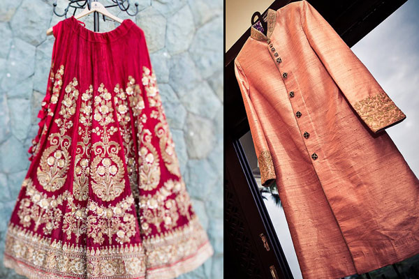Image Courtesy: Jodi Clickers (left) and The Wedding Story (right)