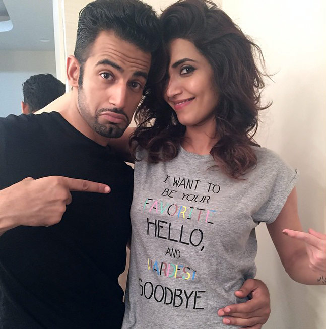 Upen Patel and Karishma Tanna
