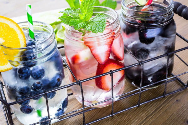 fruits infused water for weight loss