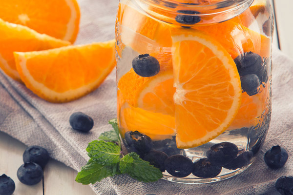 fruits infused water for weight loss