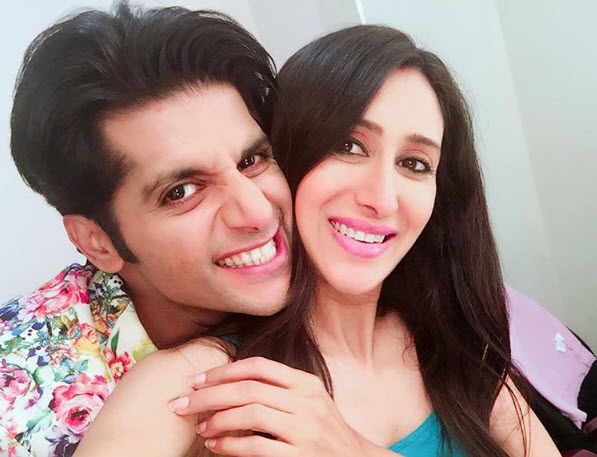 Karanvir Bohra with wife Teejay Sidhu