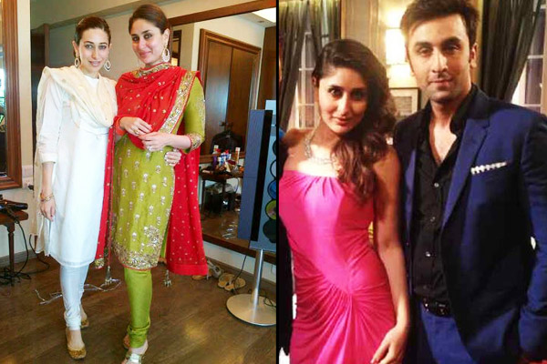 Kareena Kapoor, Karishma Kapoor and Ranbir Kapoor