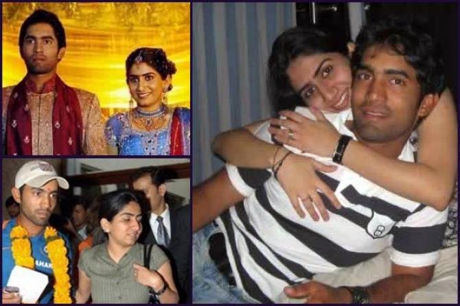 Murali Vijay With Wife Nikita
