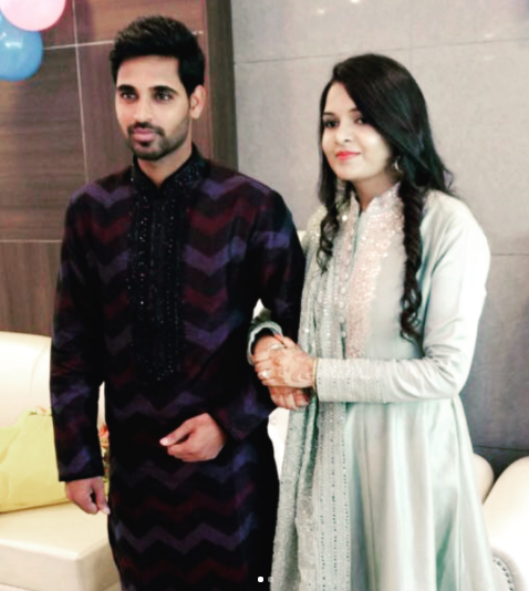 Bhuvneshwar Kumar and Nupur Nagar