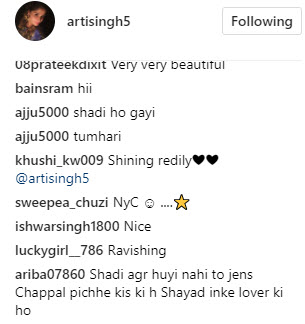 Aarti Singh Applies Sindoor On Karva Chauth