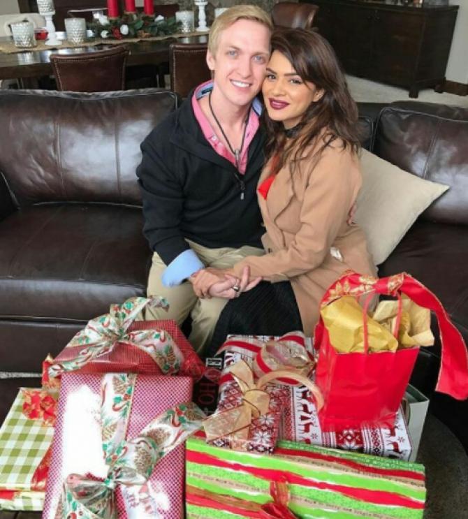 Aashka Goradia with Brent Goble