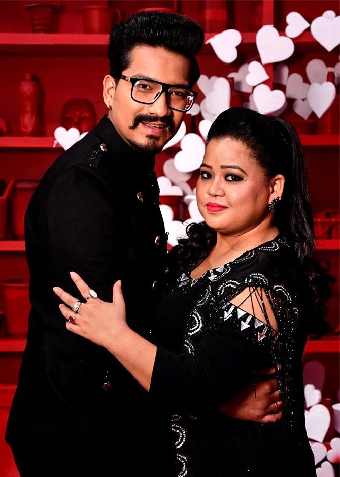 Bharti Singh and Haarsh Limbachiyaa