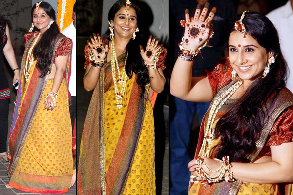 Vidya Balan Mehendi