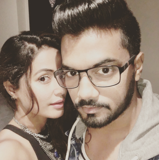 Hina Khan and Rocky Jaiswal