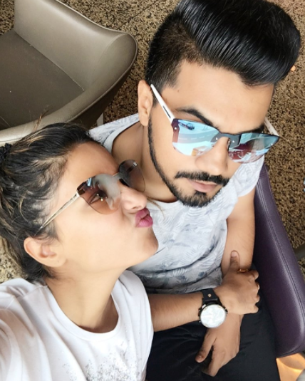 Hina Khan and Rocky Jaiswal