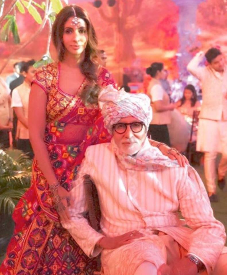 Amitabh Bachchan and Shweta Nanda