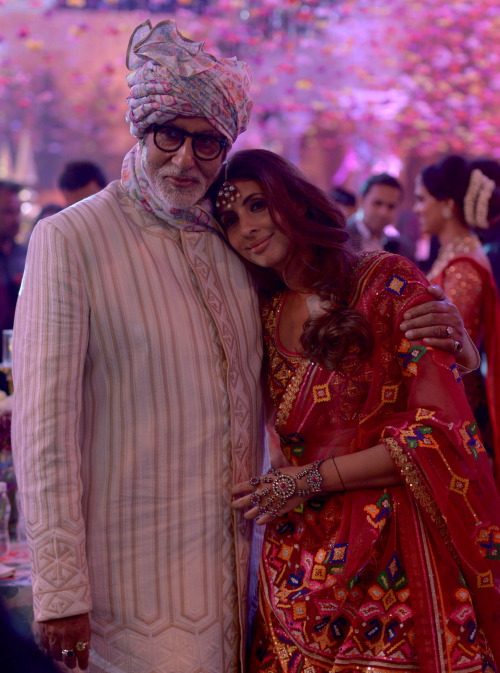 Amitabh Bachchan and Shweta Nanda