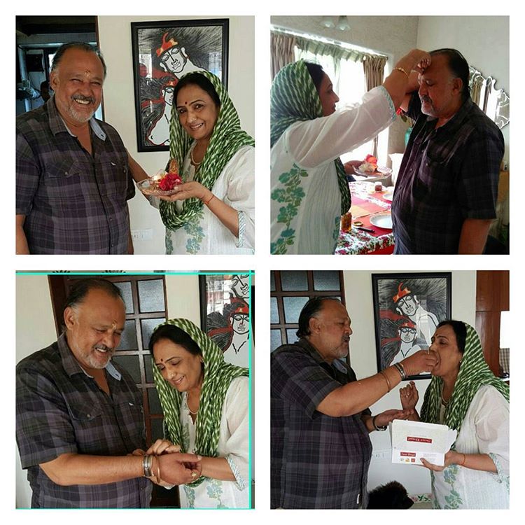 Alok Nath and Vineeta Malik