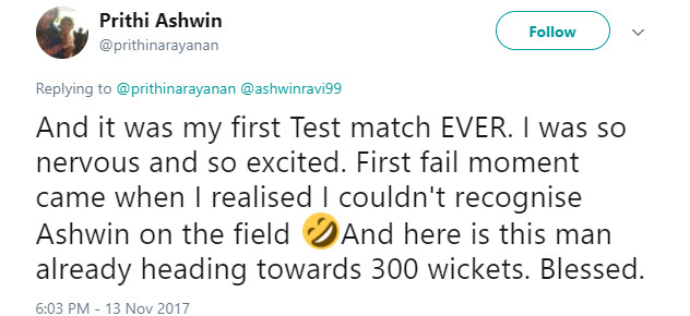 Ravichandran Aswhin Prithi Ashwin