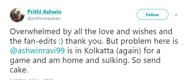 Ravichandran Aswhin Prithi Ashwin