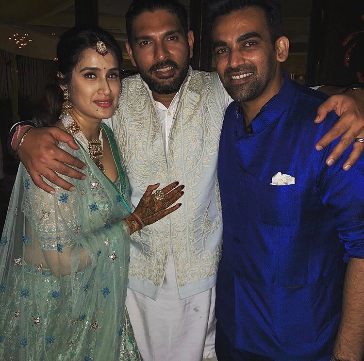 Zaheer Khan Sagarika Ghatge Mehendi Ceremony