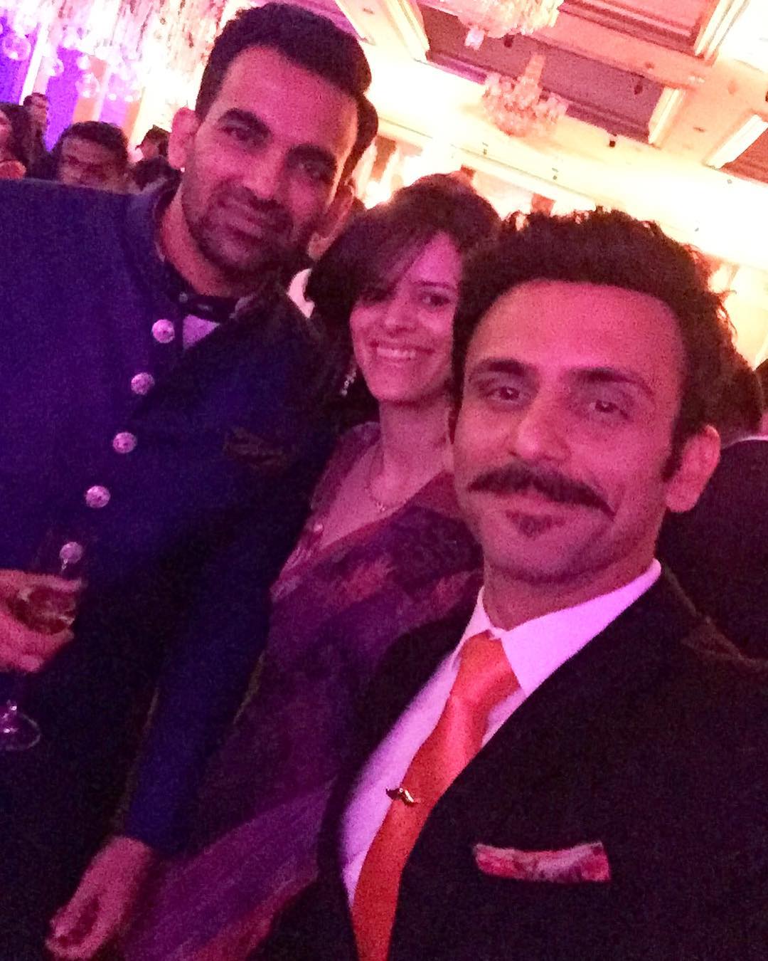 Zaheer Khan Sagarika Ghatge Reception Party