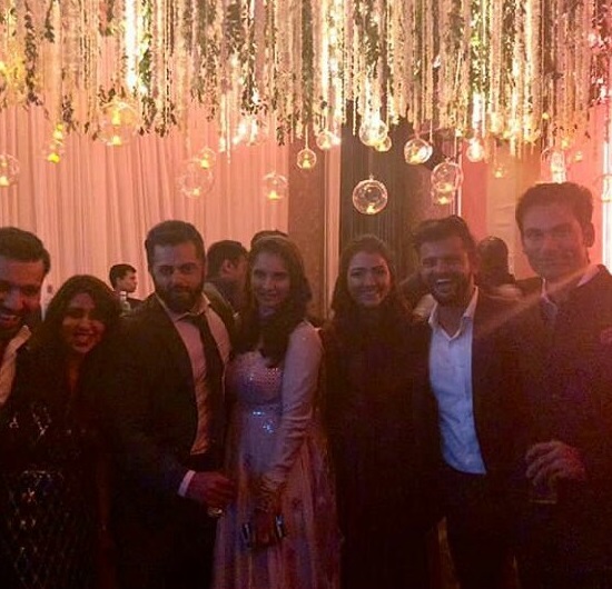 Zaheer Khan Sagarika Ghatge Reception