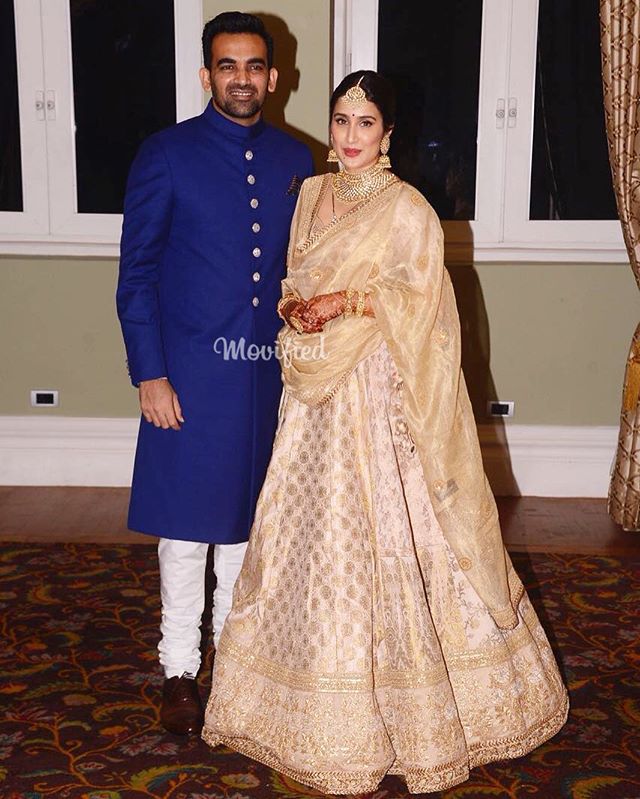 Zaheer Khan Sagarika Ghatge Reception