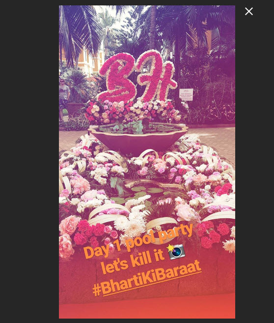 Bharti Haarsh Pool Party