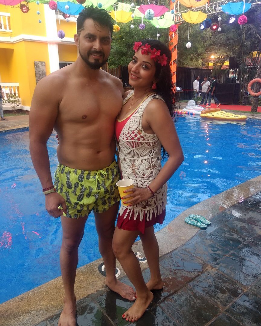Bharti Haarsh Pool Party
