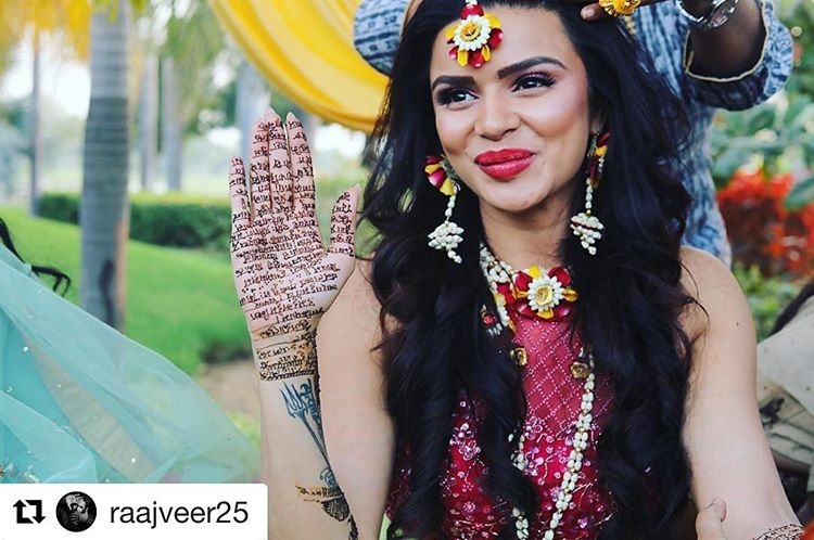 Aashka mehendi ceremony