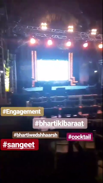 Bharti And Haarsh Engagement Ceremony