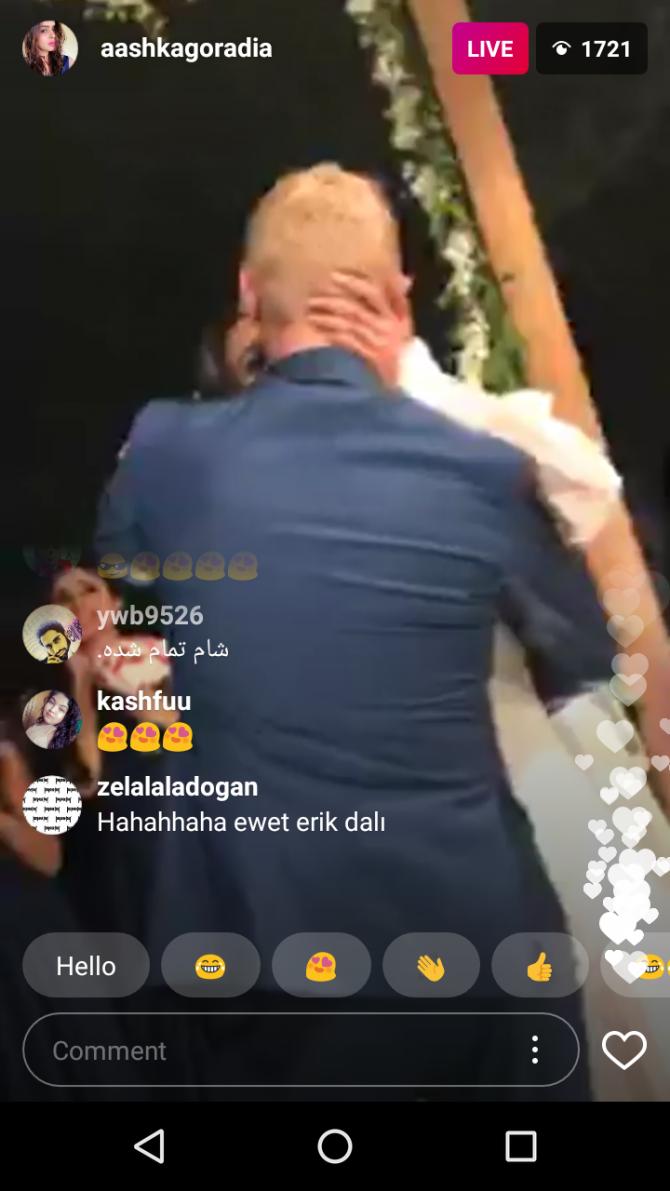 Aashka Goradia Brent Goble Christian Wedding