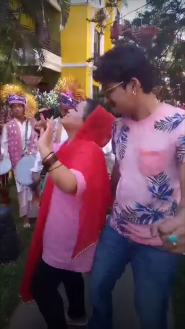 Bharti And Haarsh Pooja Ceremony