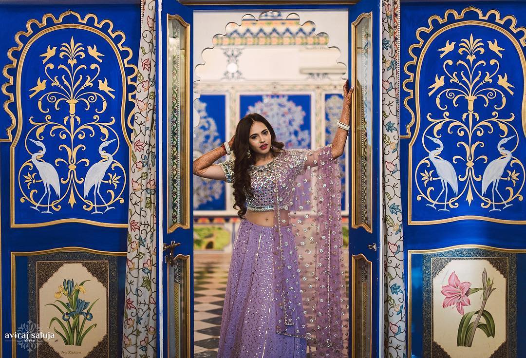Fashion Blogger Aayushi Bangur Mehendi Look