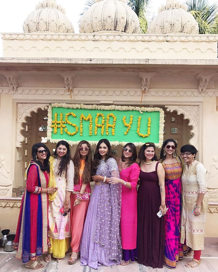 Fashion Blogger Aayushi Bangur With Bridesmaid