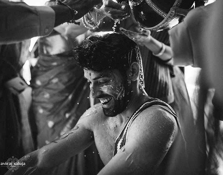 Actor Smaran Sahu's Haldi Ceremony