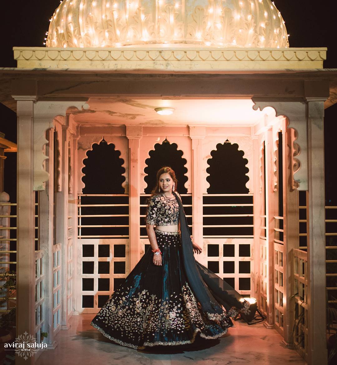 Fashion Blogger Aayushi Bangur And Actor Smaran Sahu Sangeet Look