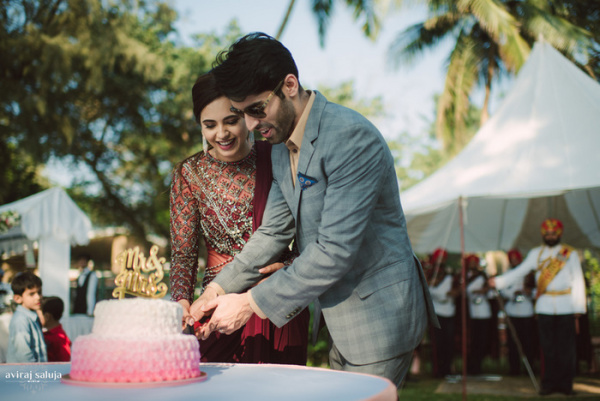 Aayushi And Smaran Mumbai Reception At US Club