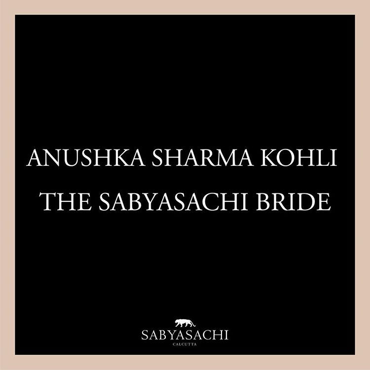 Anushka Bridal Look By Sabyasachi