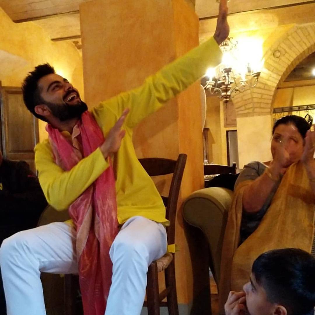 Virat Kohli Haldi