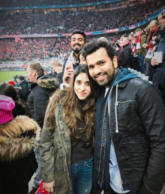 Rohit Sharma Ritika Sajdeh