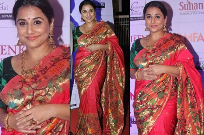 Vidya Balan Saree Looks