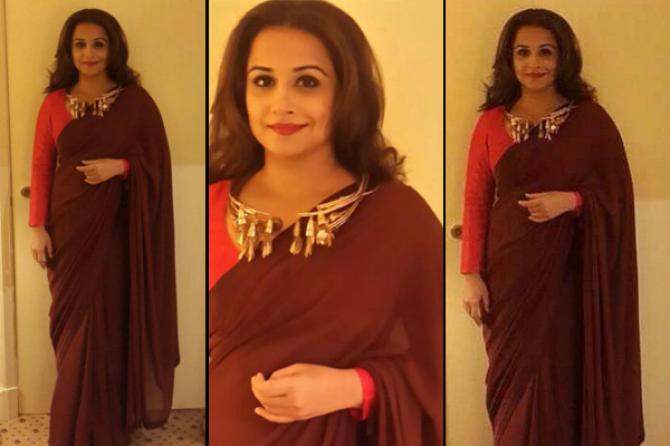 Vidya Balan Saree Looks