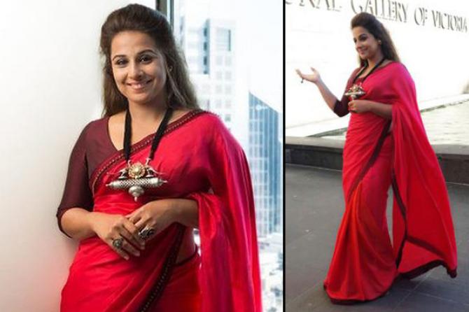 Vidya Balan Saree Looks