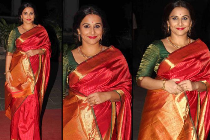 Vidya Balan Saree Looks