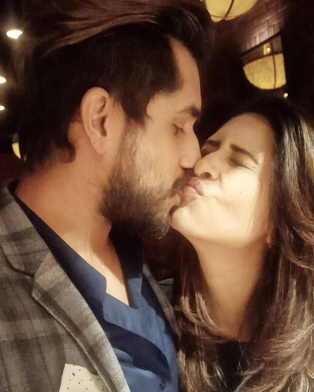 Suyyash Rai and Kishwer Merchant