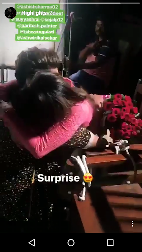 Suyyash and Kishwer Anniversary Surprise