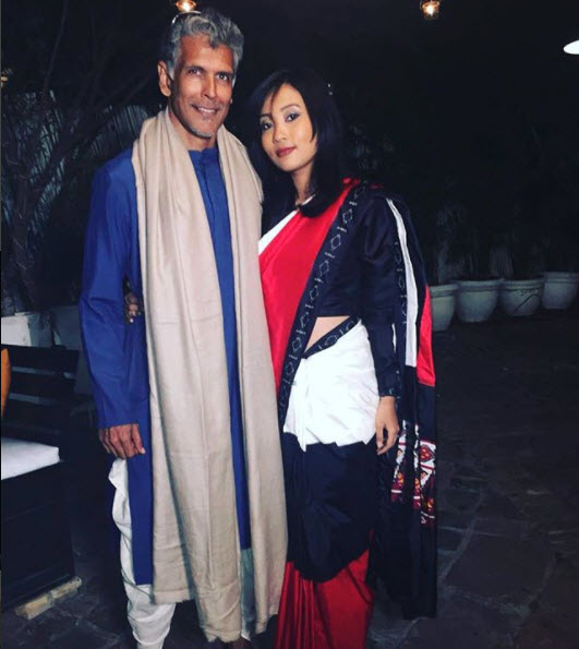 Milind Soman Sunkusmita Konwar