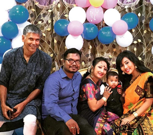 Milind Soman Sunkusmita Konwar